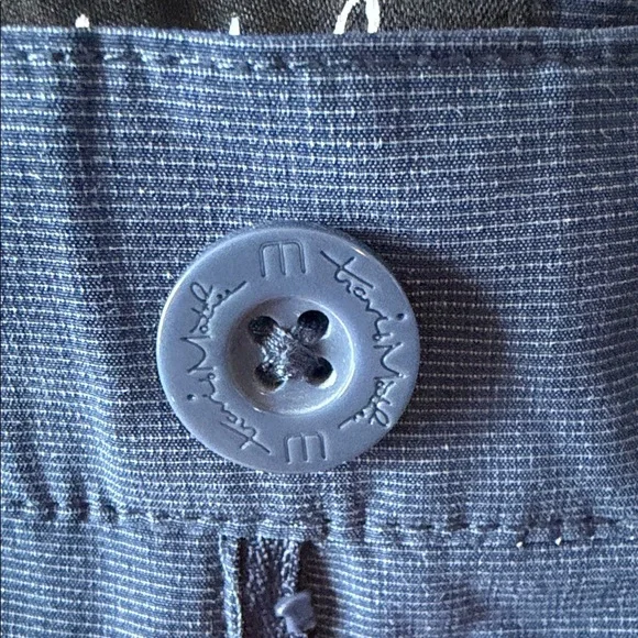 Travis Mathew Beck Mens 32 Blue Flat Front Golf Shorts Active Performance - Picture 4 of 6